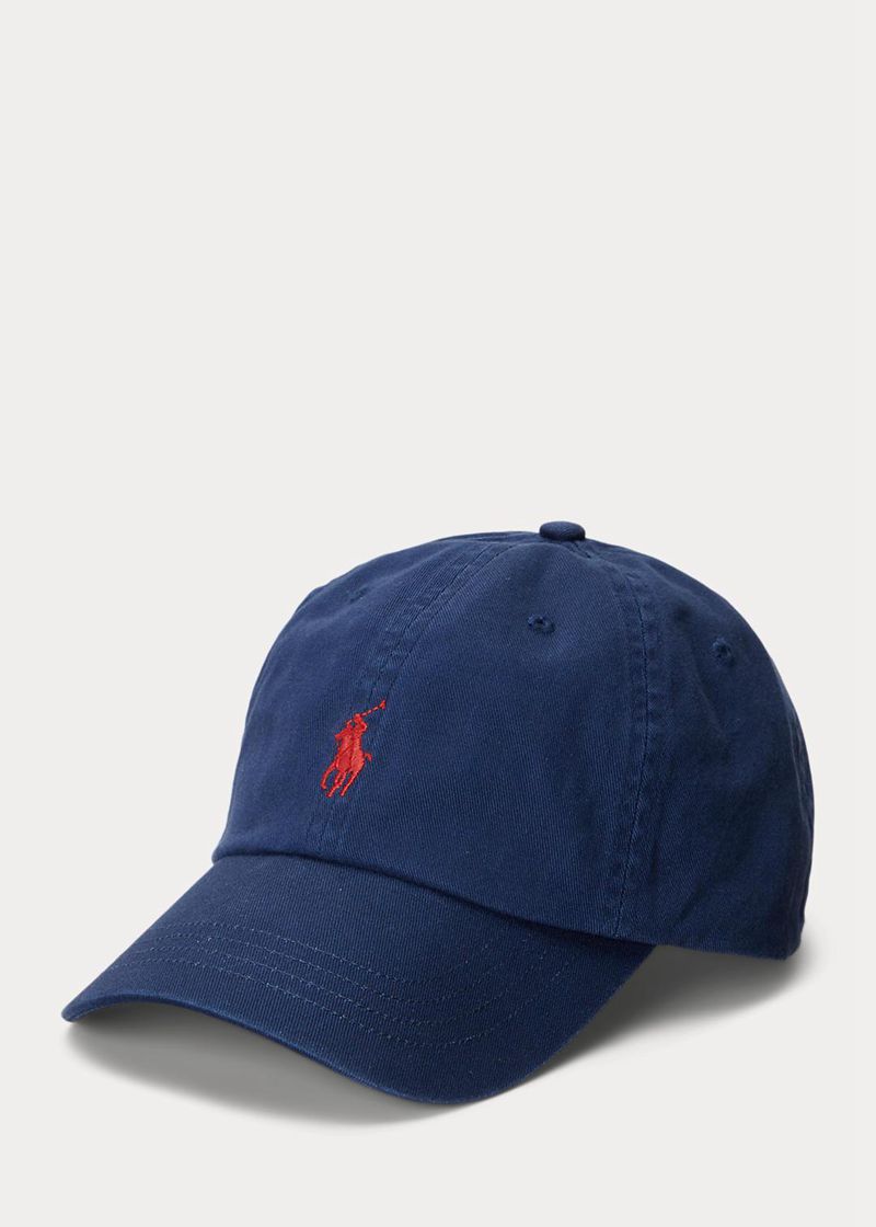 ポロ ラルフ ローレン キャップ メンズ ネイビー コットン チノ Baseball GKJNM3245